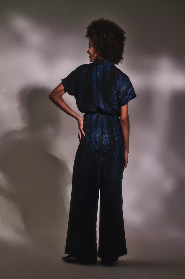 Jumpsuits korte mouw zwart CKS