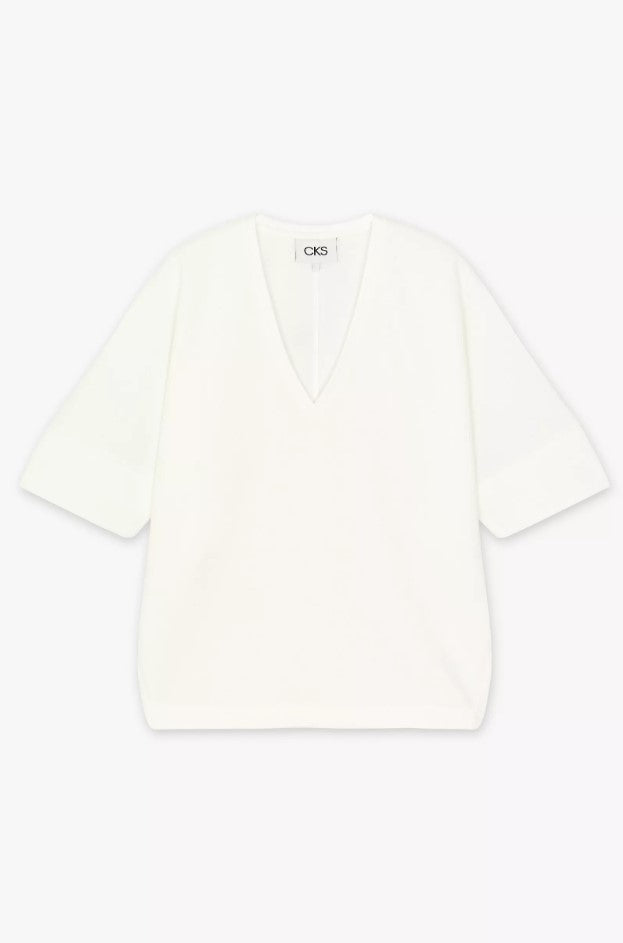 T-shirts korte mouw wit CKS