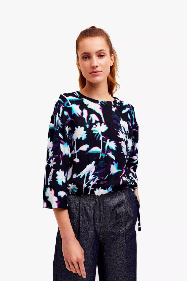 Blouses lange mouw zwart CKS