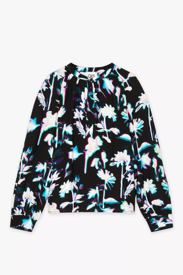 Blouses lange mouw zwart CKS