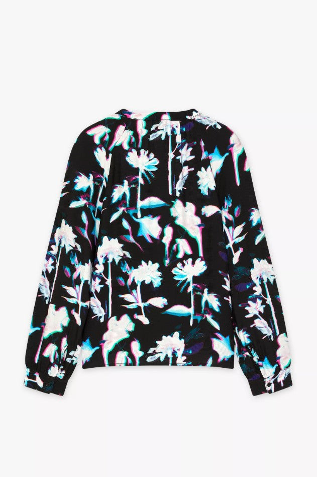 Blouses lange mouw zwart CKS