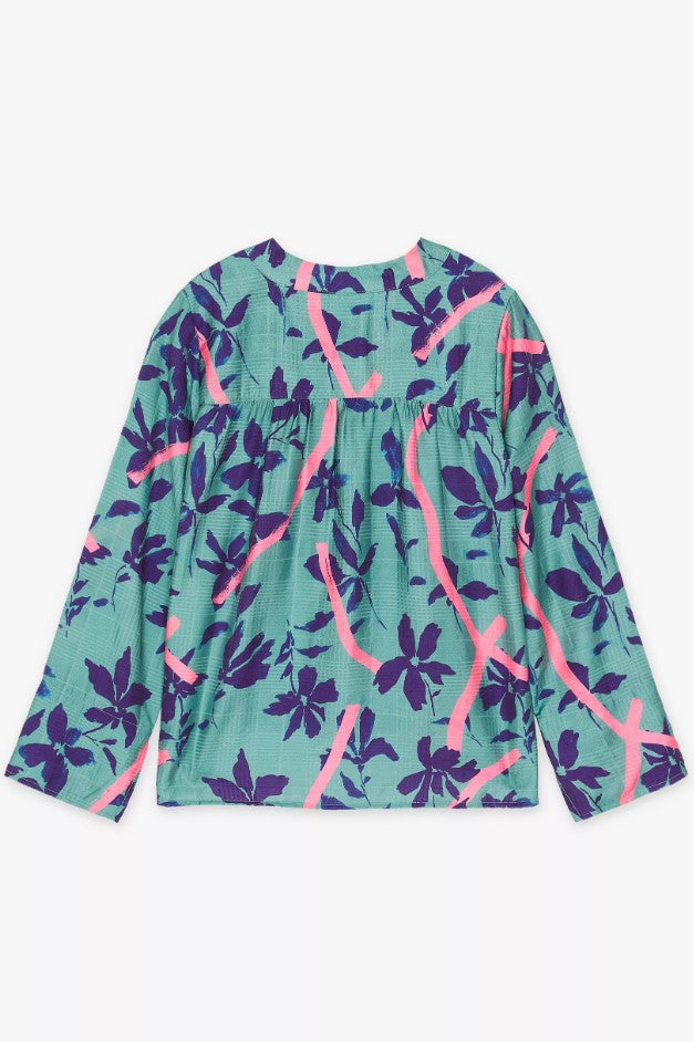 Blouses lange mouw groen CKS