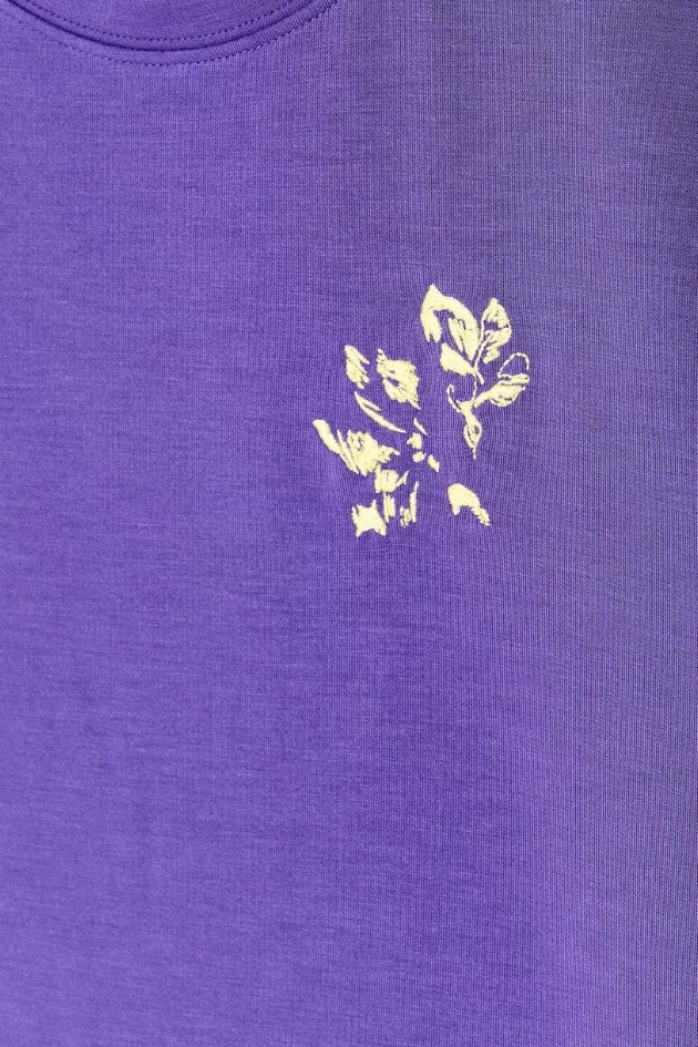 T-shirts korte mouw paars CKS