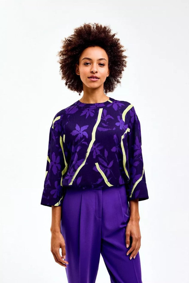 Blouses lange mouw paars CKS