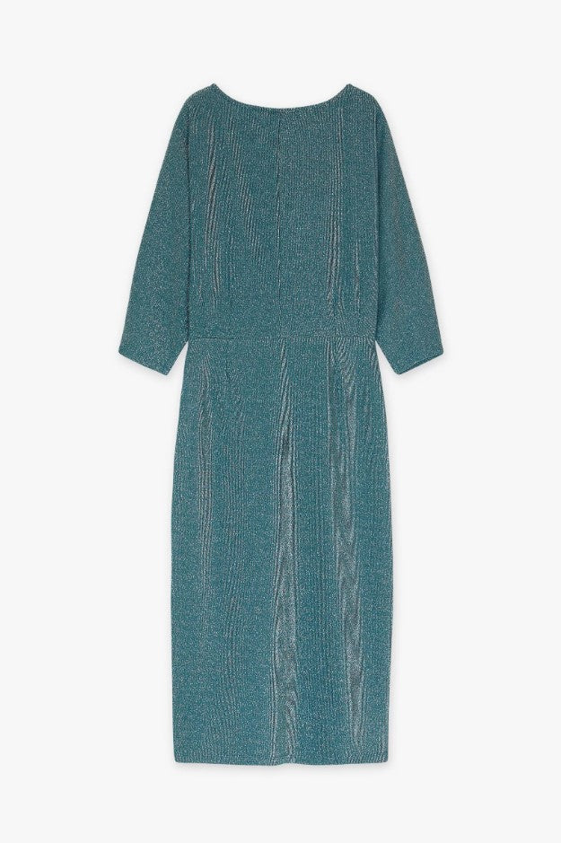 Jurken lange mouw blauw CKS