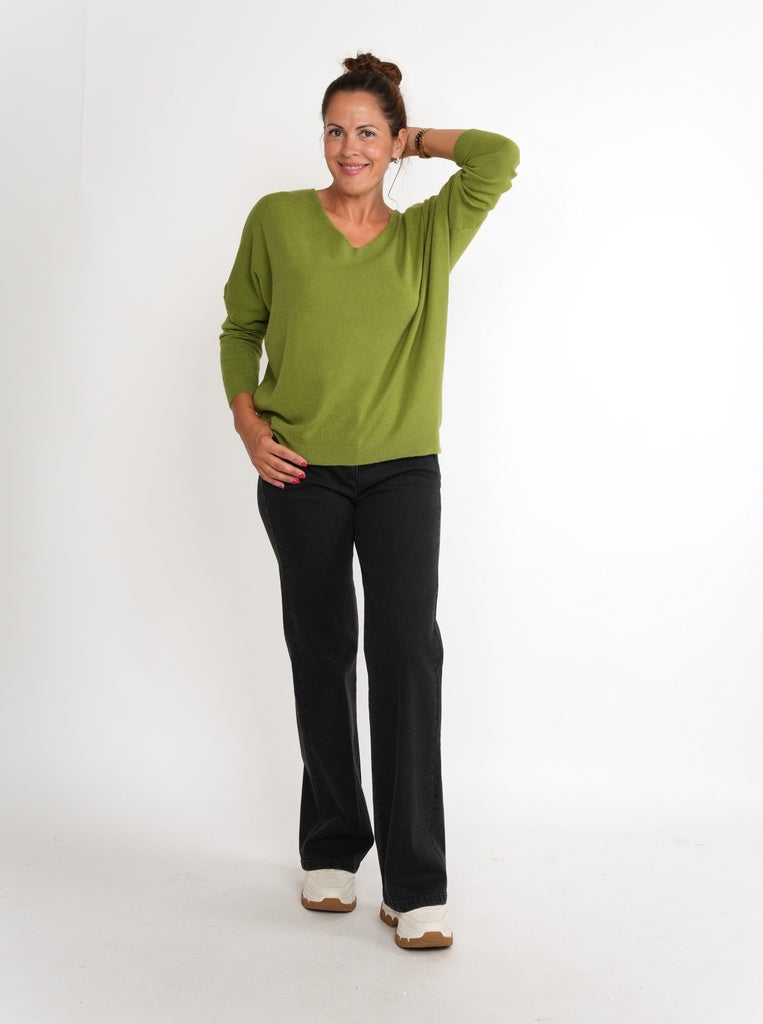 Pulls groen BLACK ROSE