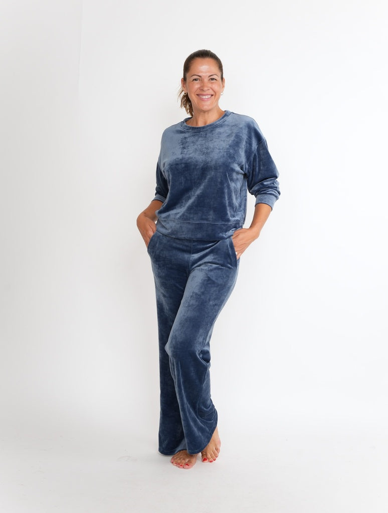 Broeken blauw BLACK ROSE