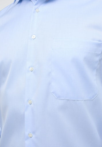 Hemden lange mouw blauw ETERNA