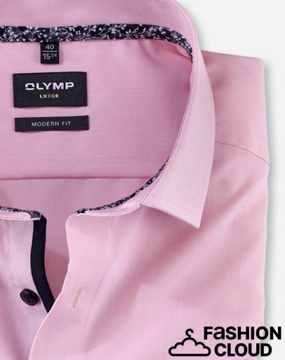 Hemden lange mouw roze OLYMP