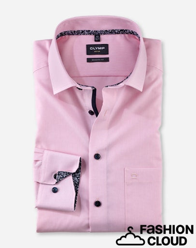 Hemden lange mouw roze OLYMP