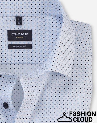 Hemden lange mouw wit OLYMP