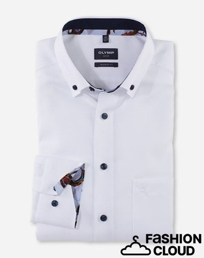 Hemden lange mouw wit OLYMP