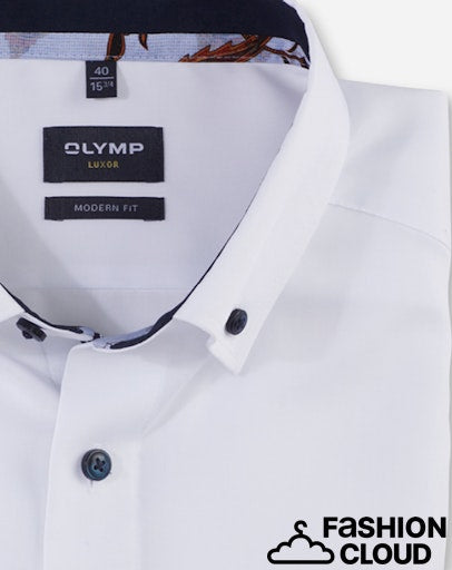 Hemden lange mouw wit OLYMP