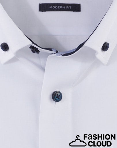 Hemden lange mouw wit OLYMP