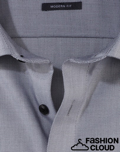 Hemden lange mouw grijs OLYMP