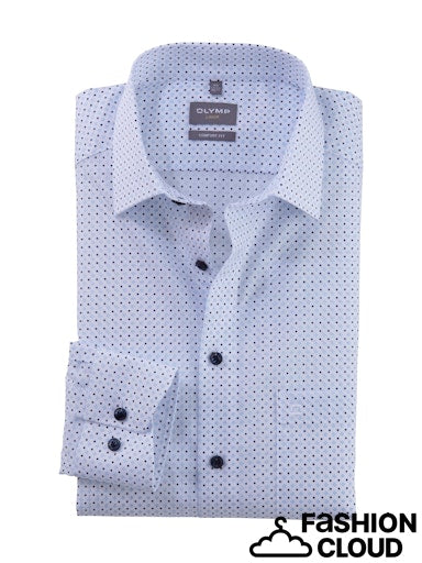 Hemden lange mouw wit OLYMP