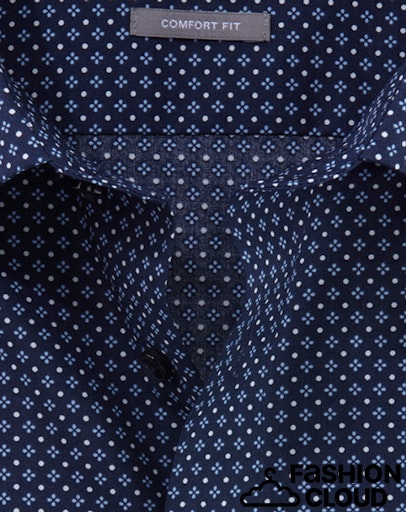 Hemden lange mouw navy OLYMP