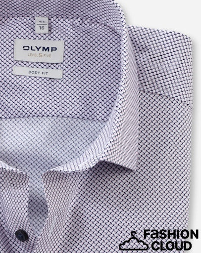 Hemden lange mouw roze OLYMP