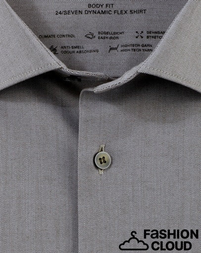 Hemden lange mouw groen OLYMP