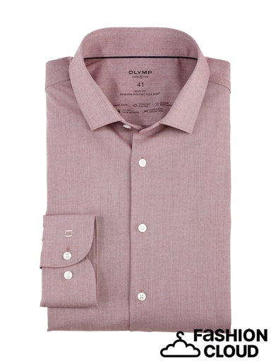 Hemden lange mouw rood OLYMP