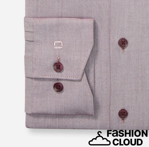 Hemden lange mouw bordeaux OLYMP