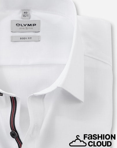 Hemden lange mouw wit OLYMP