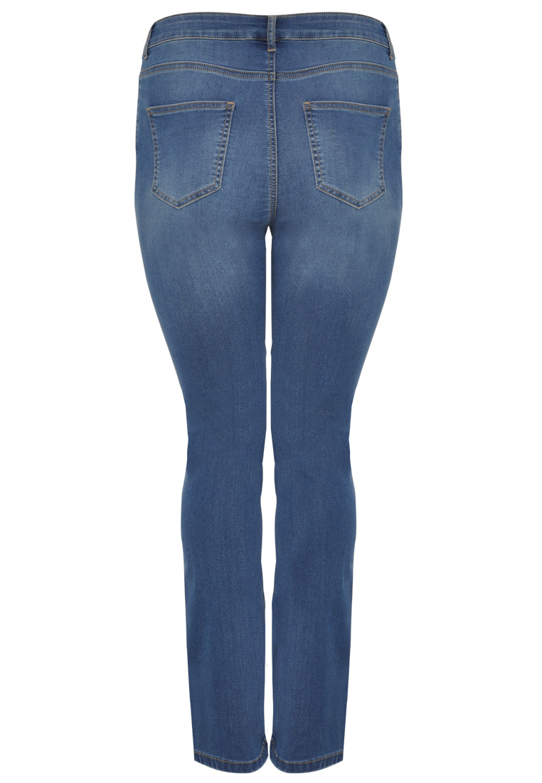 Jeans blauw Yoek