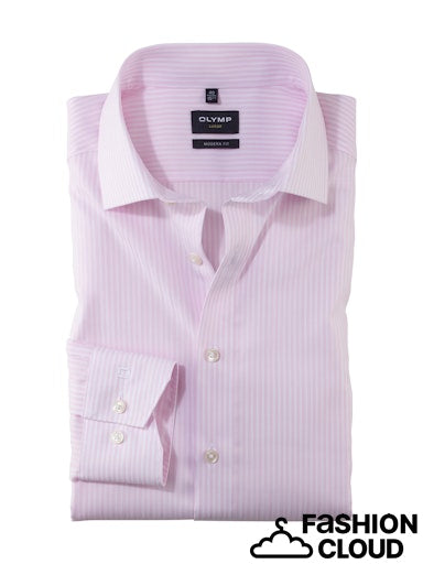 Hemden lange mouw roze OLYMP