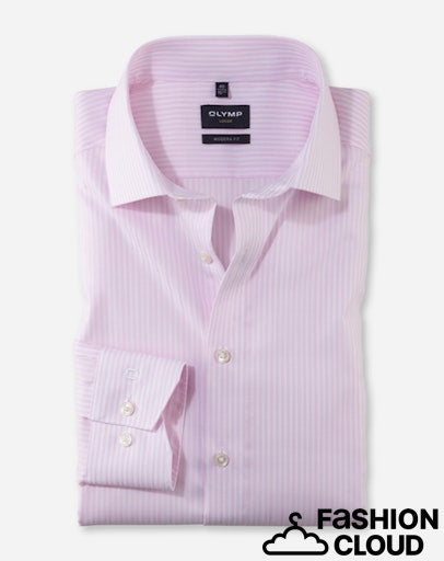 Hemden lange mouw roze OLYMP