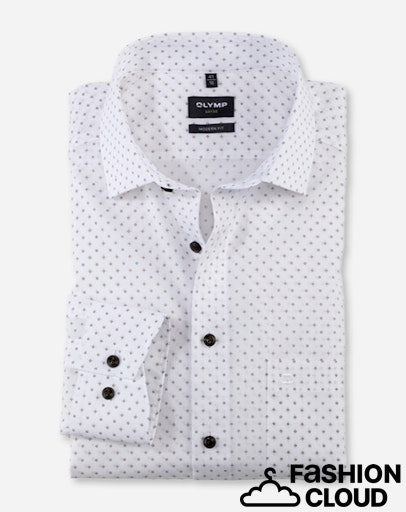 Hemden lange mouw wit OLYMP