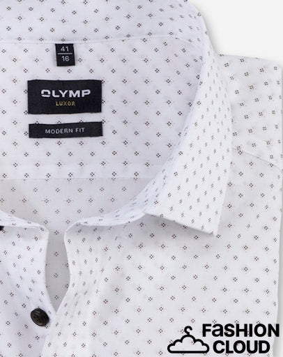 Hemden lange mouw wit OLYMP