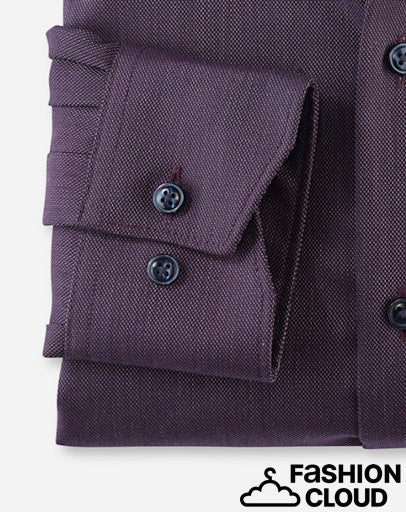 Hemden lange mouw paars OLYMP