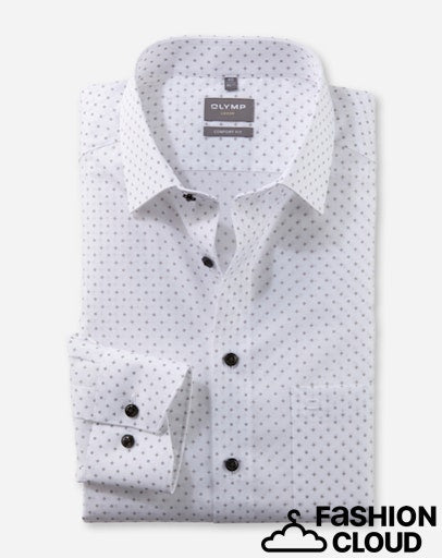 Hemden lange mouw wit OLYMP