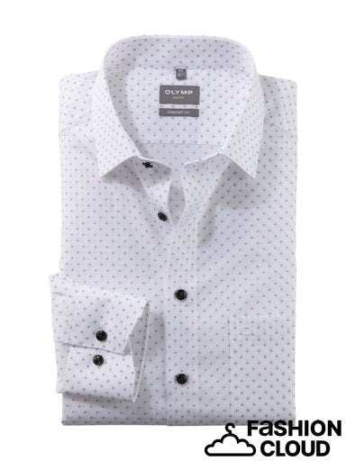 Hemden lange mouw wit OLYMP