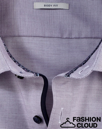 Hemden lange mouw paars OLYMP