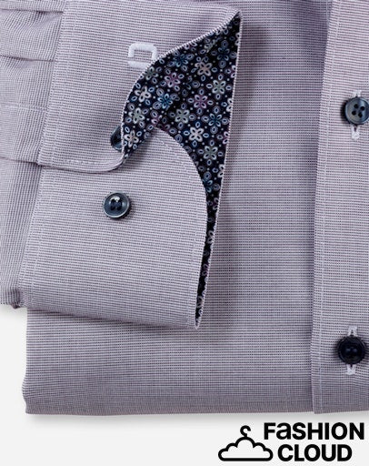 Hemden lange mouw paars OLYMP