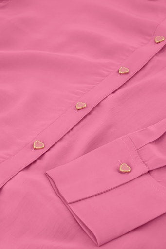 Blouses lange mouw roze Fabienne Chapot