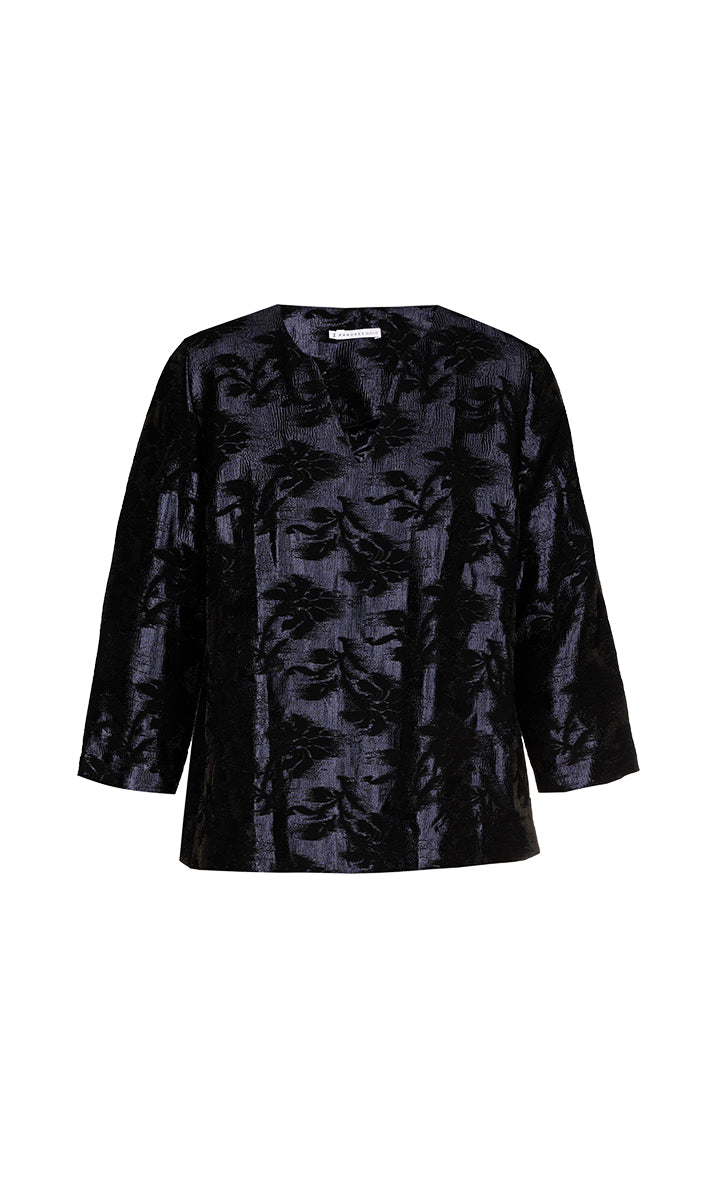 Blouses lange mouw blauw Xandres Gold