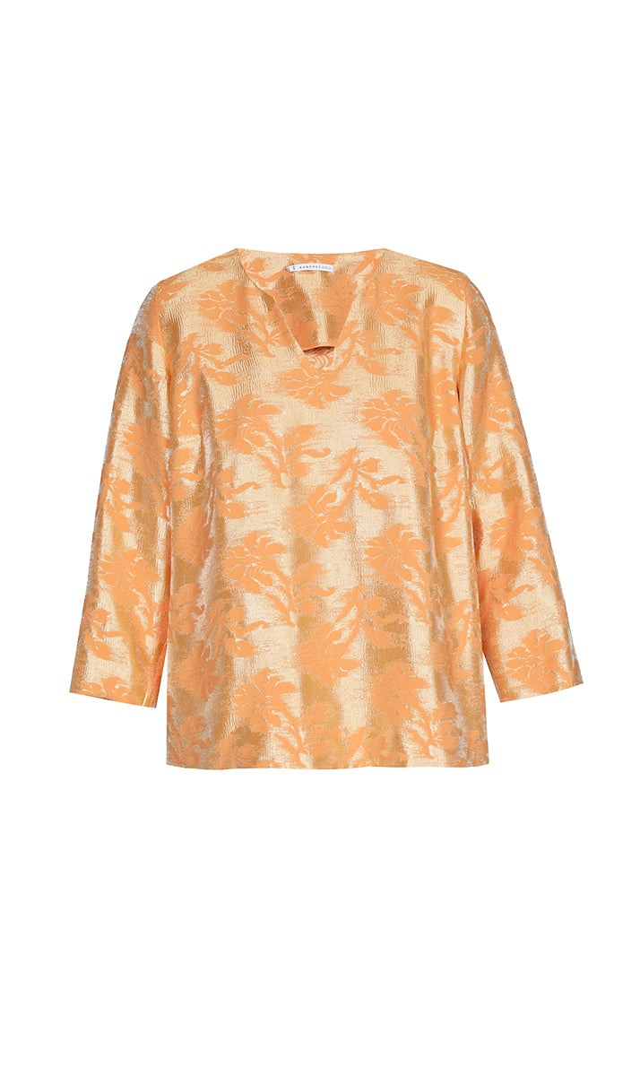 Blouses lange mouw oranje Xandres Gold