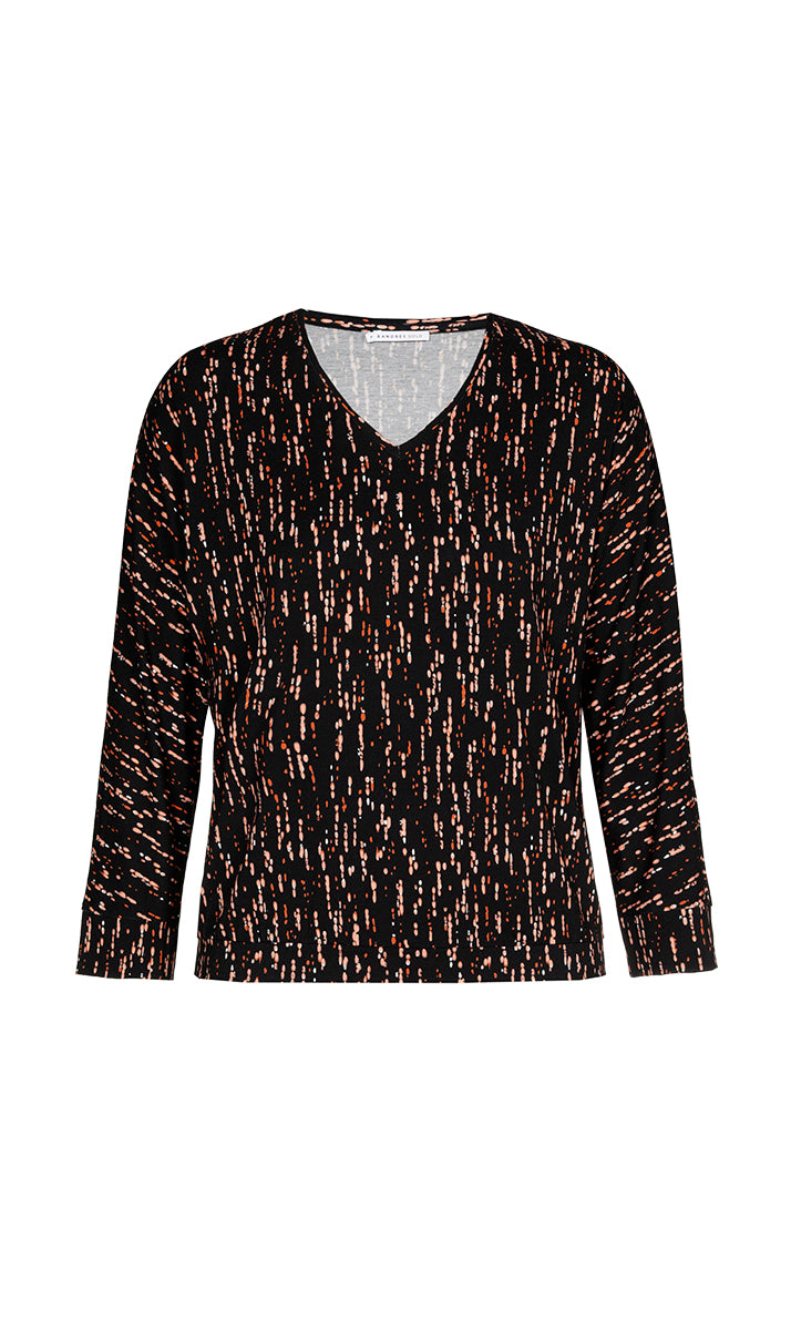 T-shirts lange mouw rood Xandres Gold