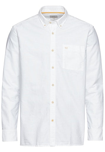 Hemden lange mouw wit Camel active