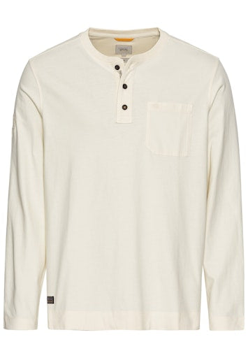 T-shirts lange mouw beige Camel active
