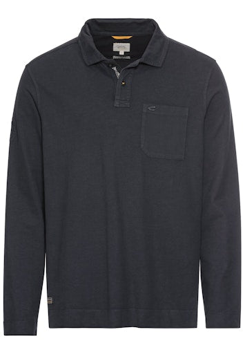 Polo's korte mouw navy Camel active