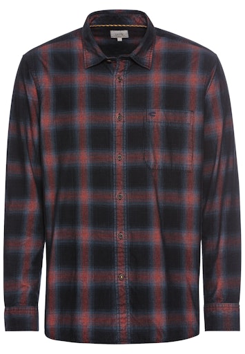 Hemden lange mouw rood Camel active