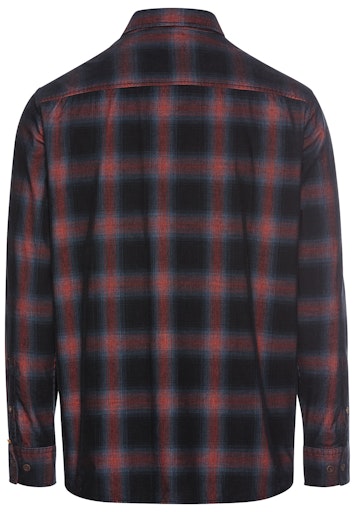 Hemden lange mouw rood Camel active