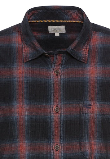 Hemden lange mouw rood Camel active