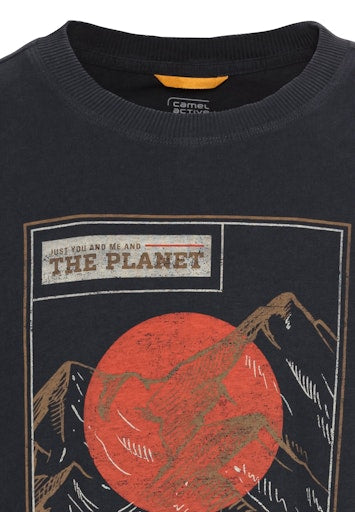 T-shirts korte mouw navy Camel active