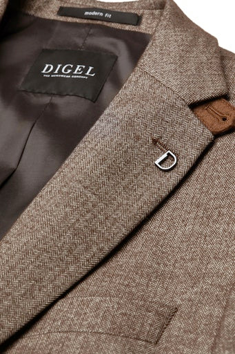 Kostuumblazers bruin DIGEL