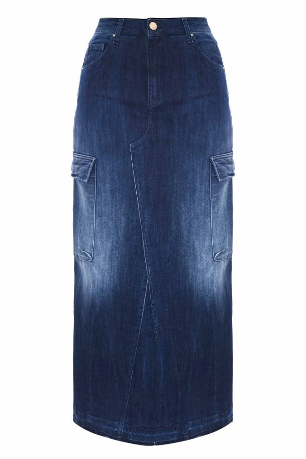 Rokken blauw Kocca