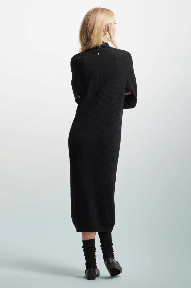 Jurken lange mouw zwart Kocca